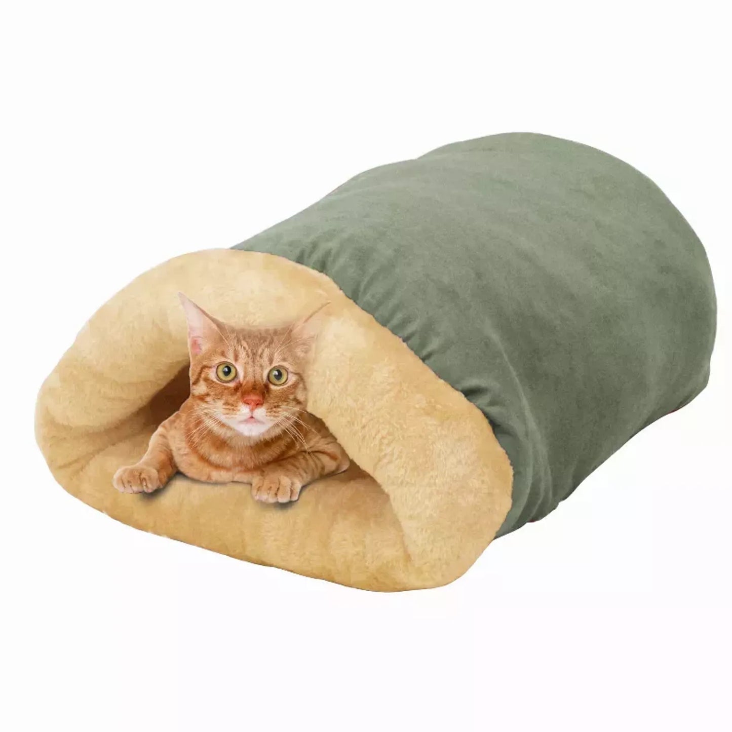 PetFlowz 4-in-1 Self-Warming Bed for Cats, Kittens, and Small Dogs