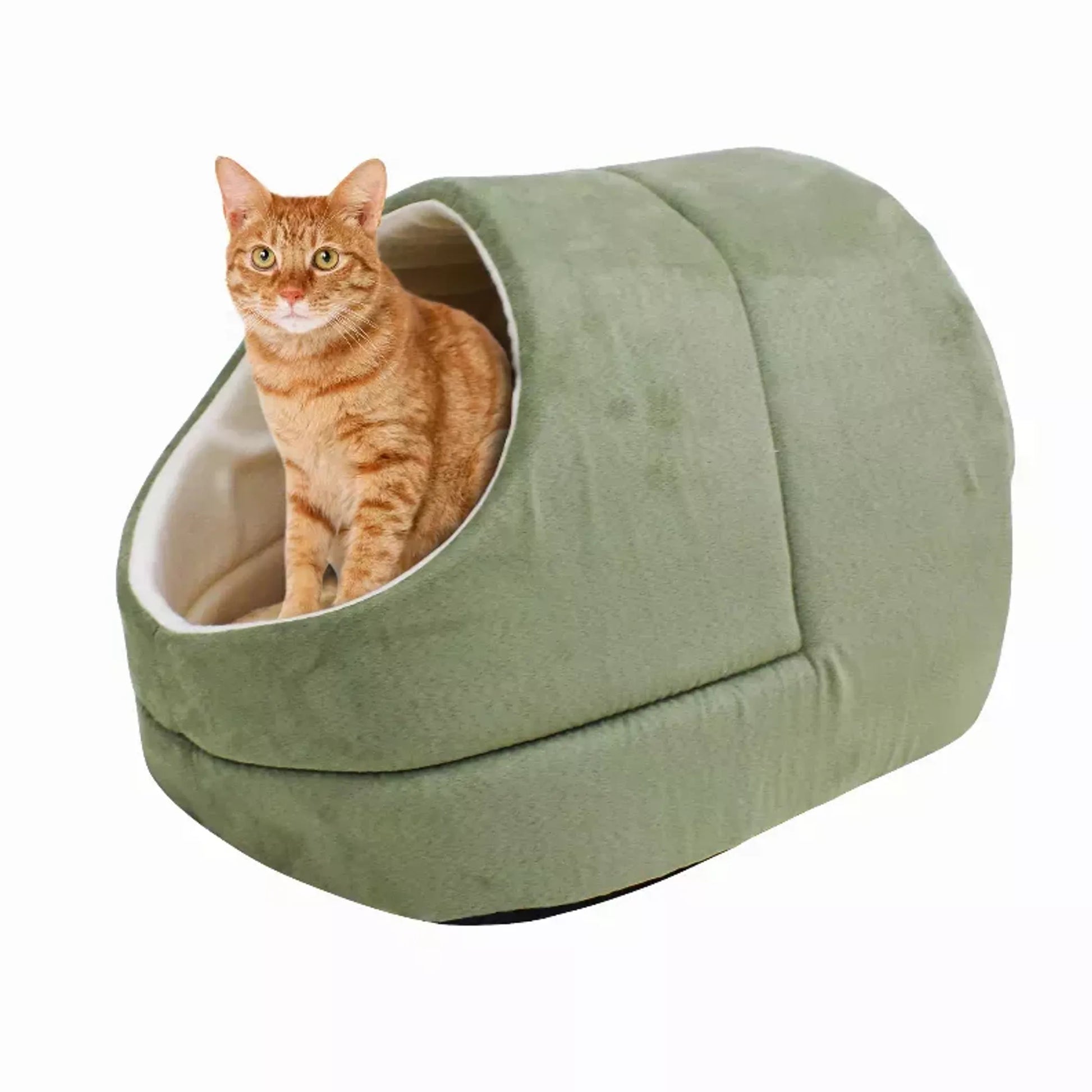 Ultra-Warm Cave Pet Bed for Cats and Small Dogs by PetFlowz