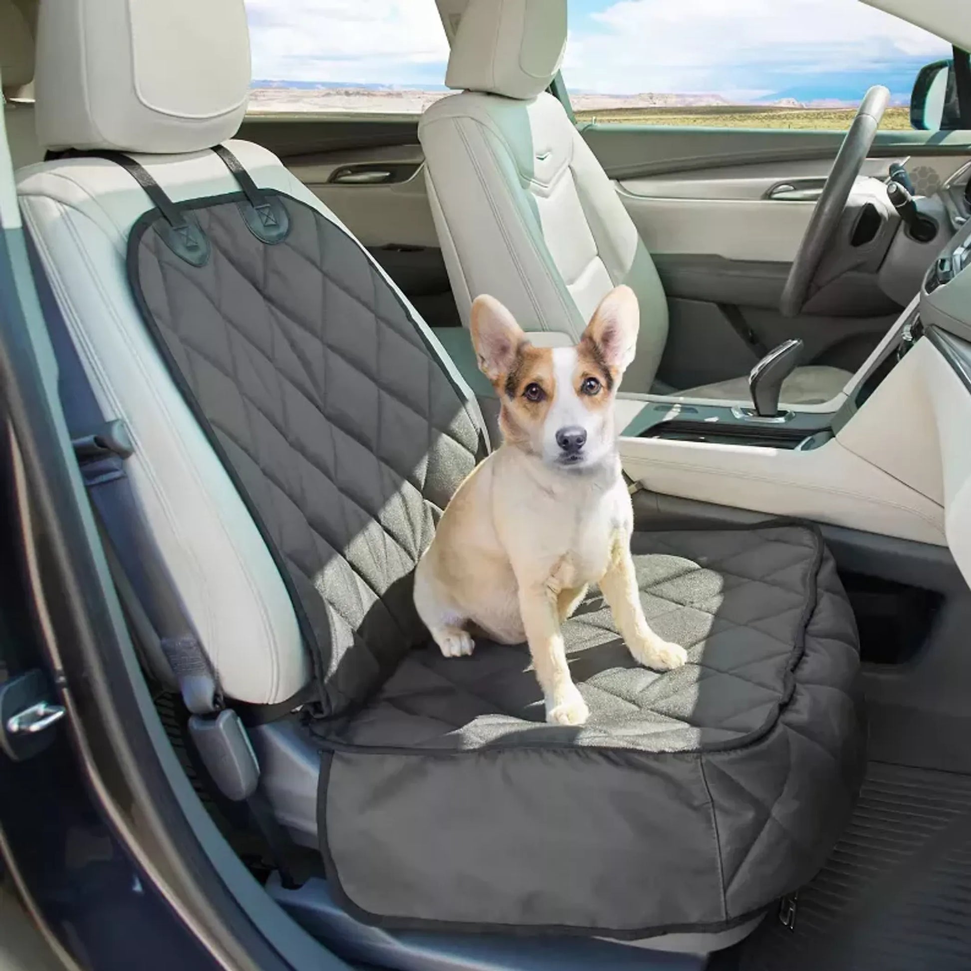 PetFlowz Waterproof Dog Car Seat Cover for Cars, Trucks & SUVs