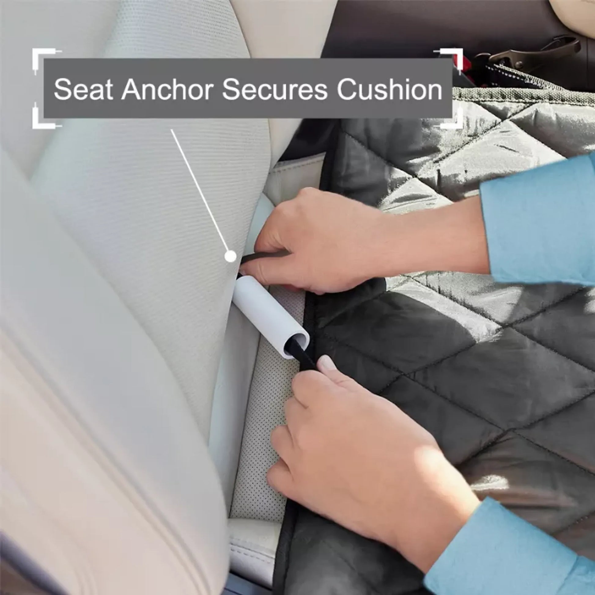 Padded Dog Seat Cover for Road Trips and Daily Commutes