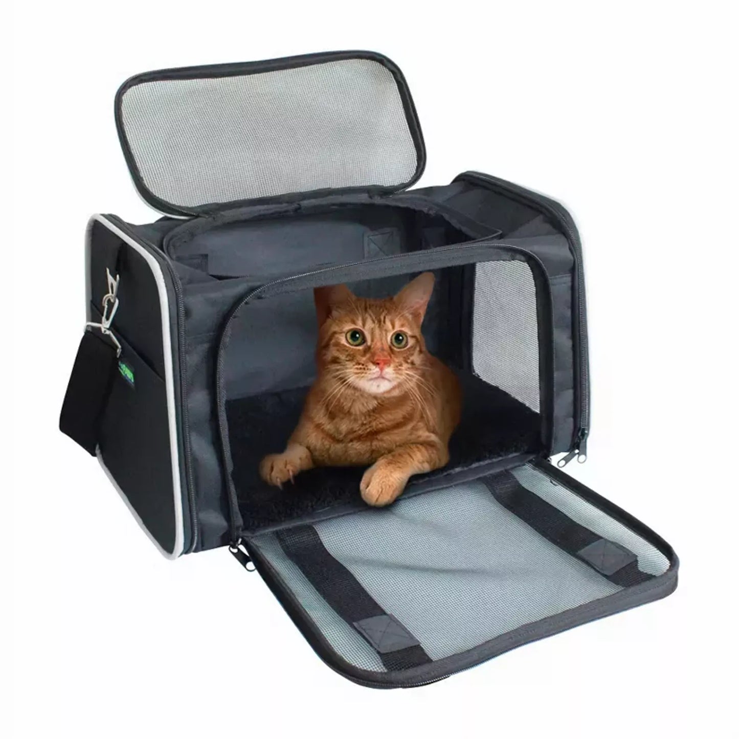 PetFlowz USA portable pet carrier for safe airline travel