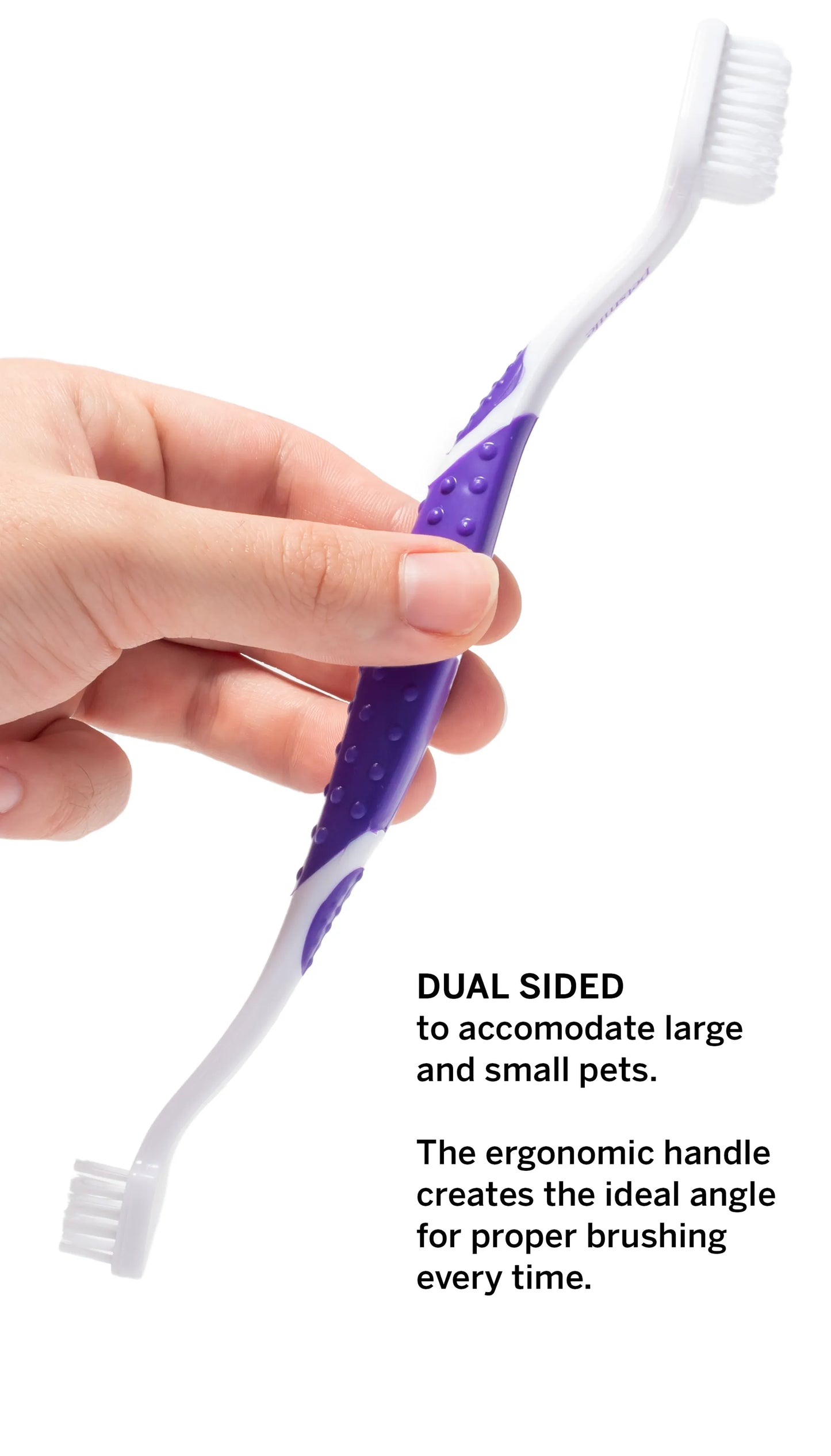 Vet-Recommended Pet Toothbrush – Cleans Below the Gum Line