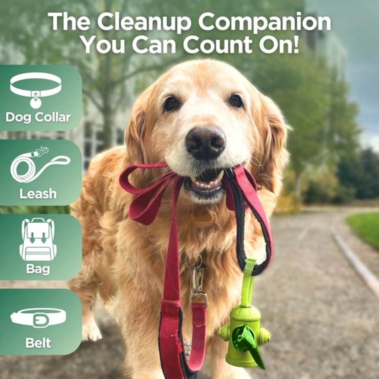 Corn-Based Compostable Dog Waste Bag Holder USA