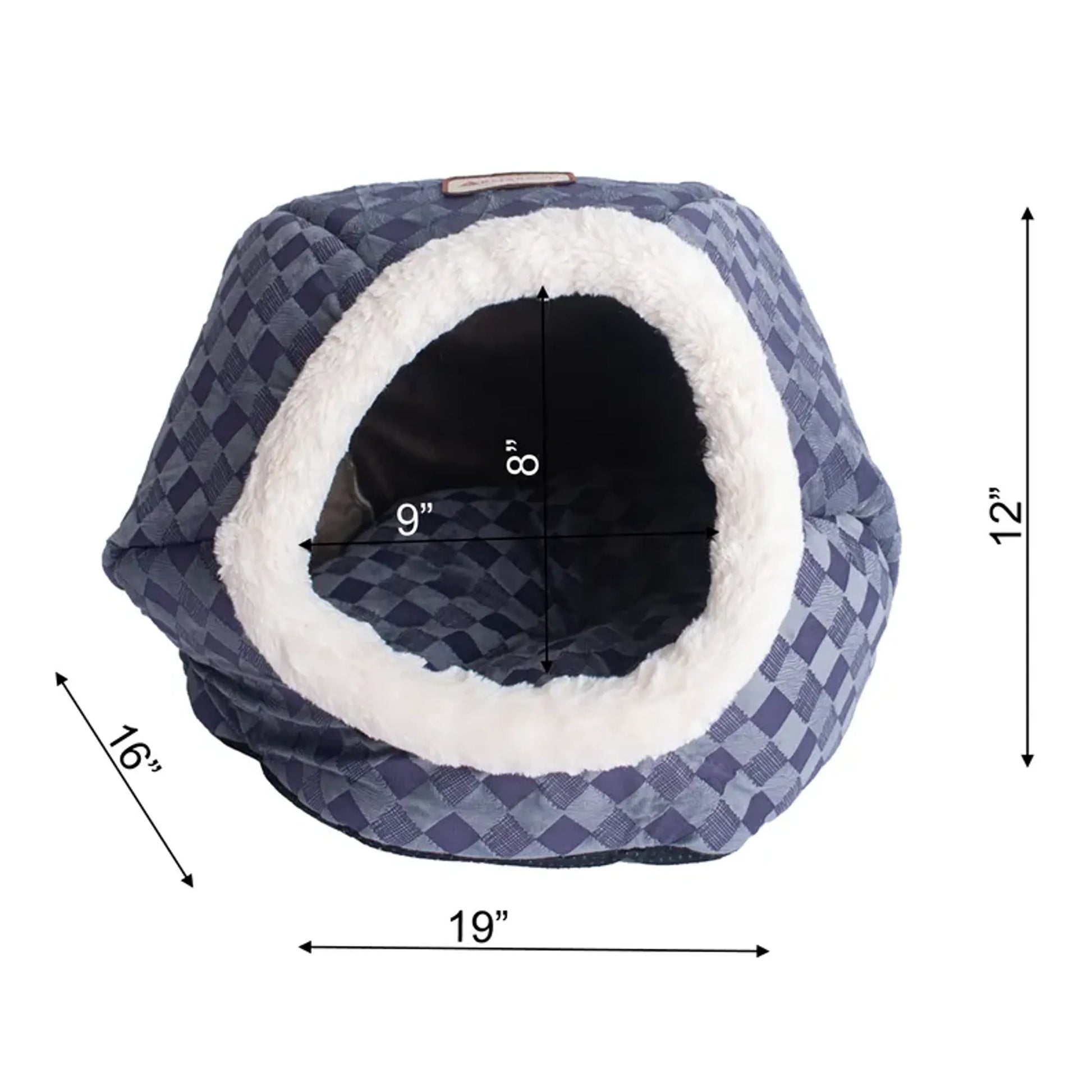 Soft Velvet Cat Bed with Plush Interior – Skid-Free Bottom