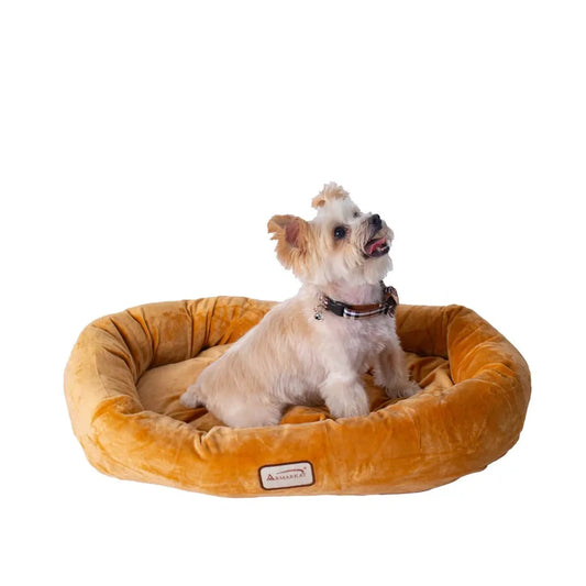 Luxe Velvet Waterproof Dog Bed Small, Medium & Large – PetFlowz USA