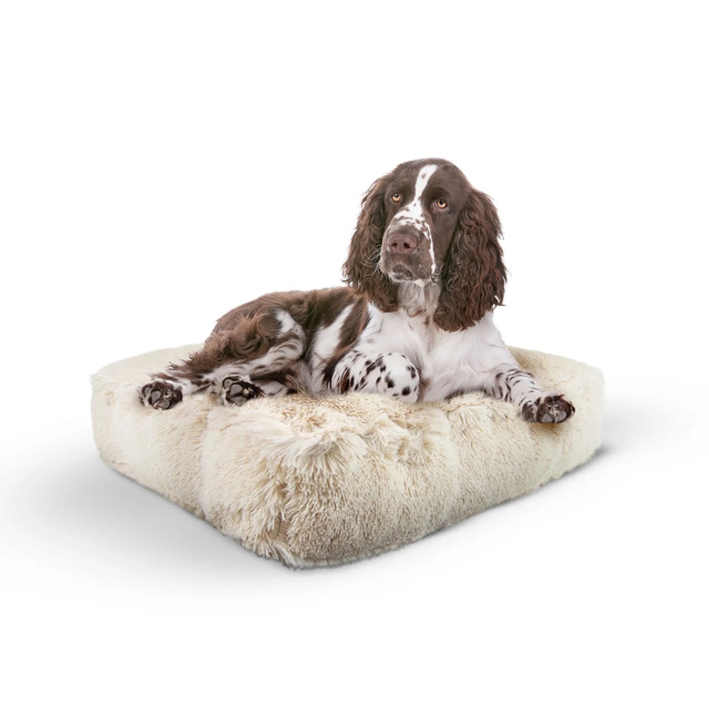 Rectangular Plush Dog Bed – Premium Washable Orthopedic Pet Bed for Dogs & Cats | PetFlowz USA