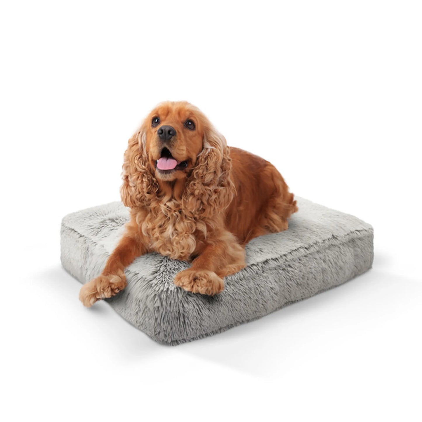 Rectangular Plush Dog Bed – Premium Washable Orthopedic Pet Bed for Dogs & Cats | PetFlowz USA