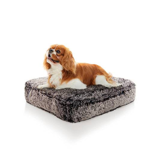 Rectangular Plush Dog Bed with 5 Pillows – PetFlowz USA