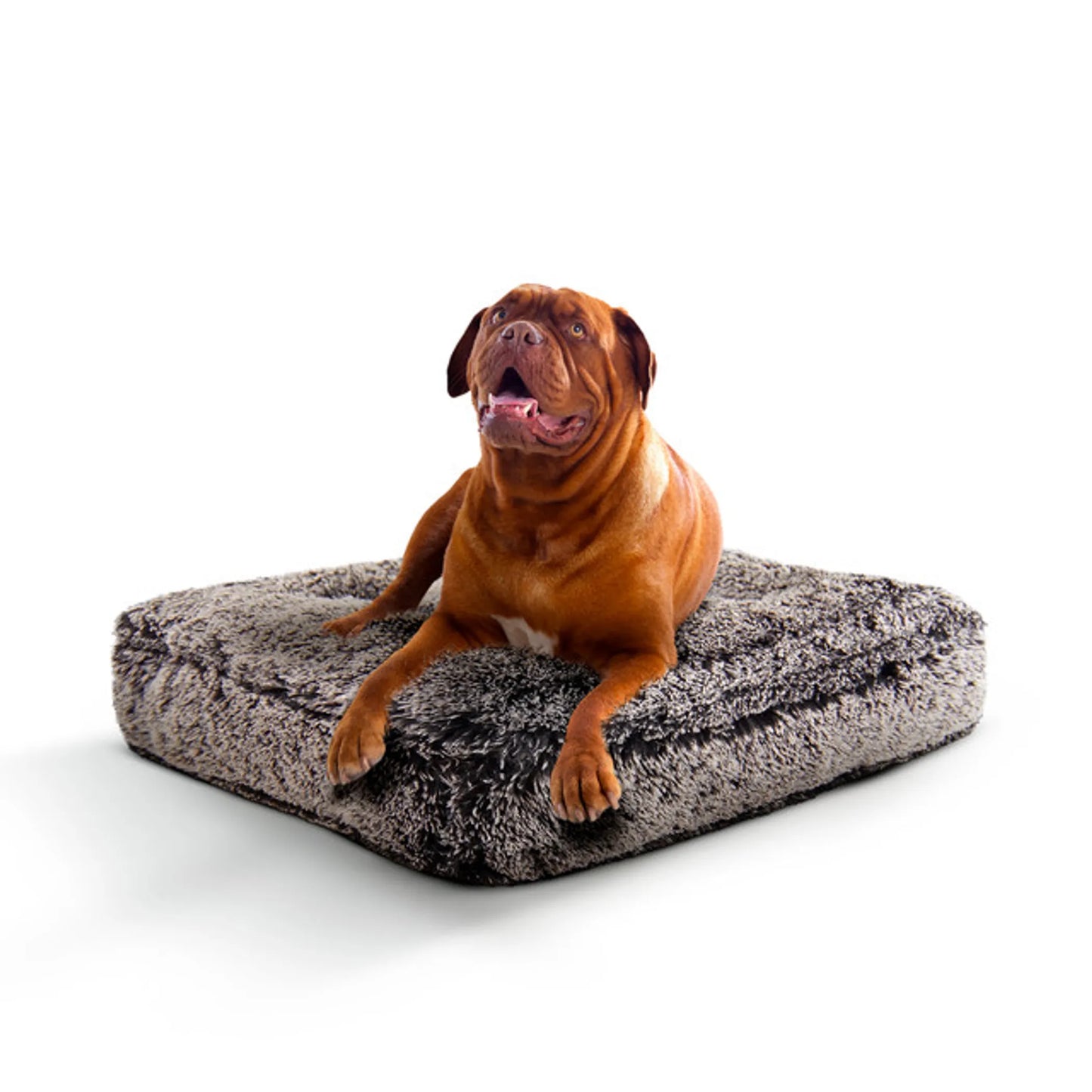 Rectangular Plush Dog Bed – Premium Washable Orthopedic Pet Bed for Dogs & Cats | PetFlowz USA