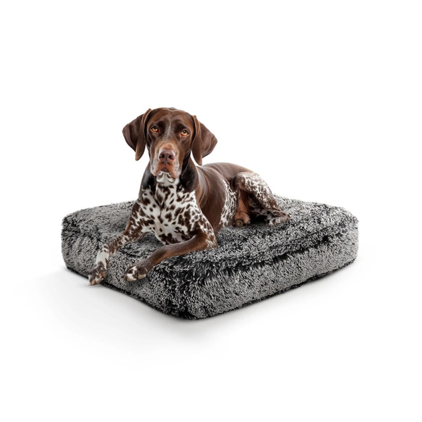 Rectangular Plush Dog Bed – Premium Washable Orthopedic Pet Bed for Dogs & Cats | PetFlowz USA